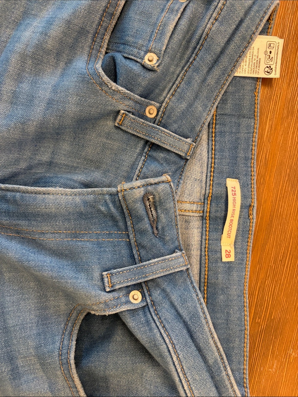 Levi's Light Blue Boot Cut Jeans